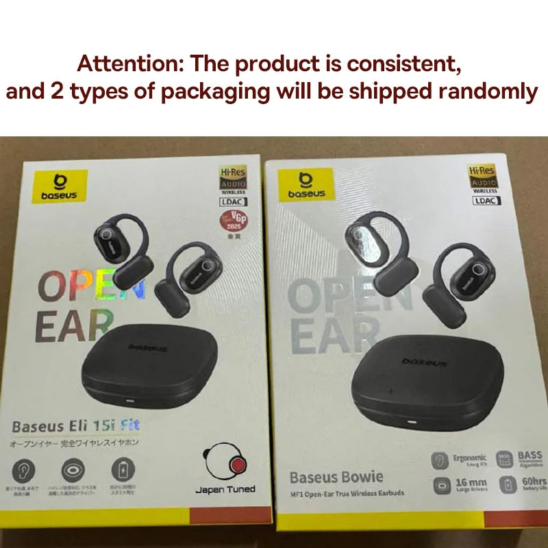 Baseus Bowie MF1 Open-Ear Earbuds - Bluetooth 5.4 60H Playtime optoeletronics