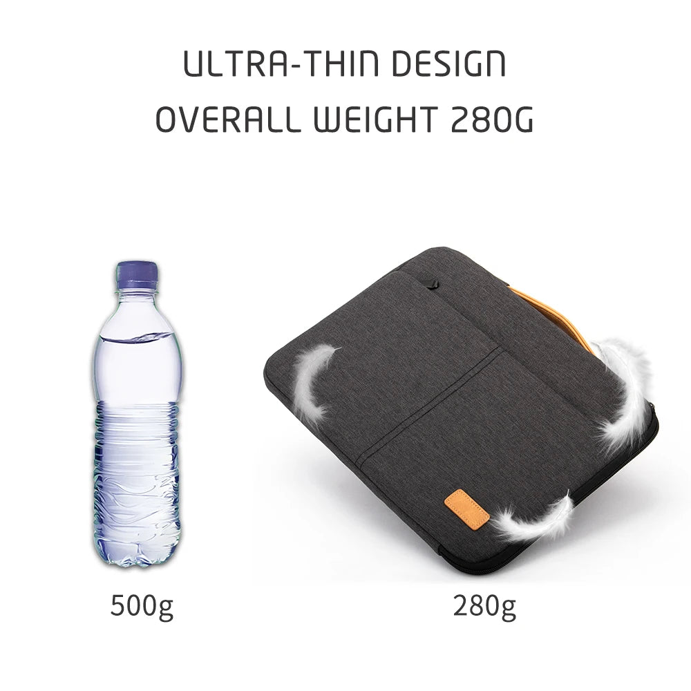 Shockproof Laptop Sleeve Briefcase for 14 and 15.6 Inch Laptops
