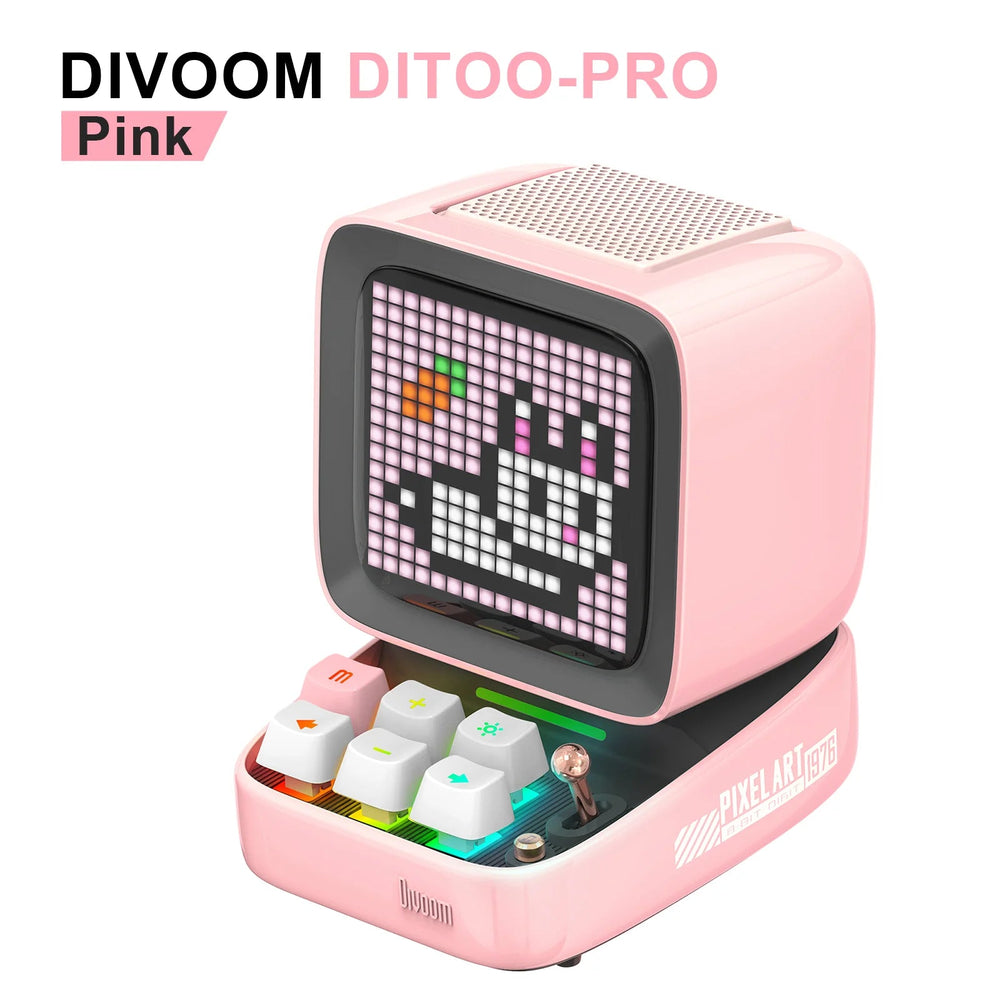 Divoom Ditoo-Pro Pixel Art Bluetooth Speaker with Alarm Clock optoeletronics