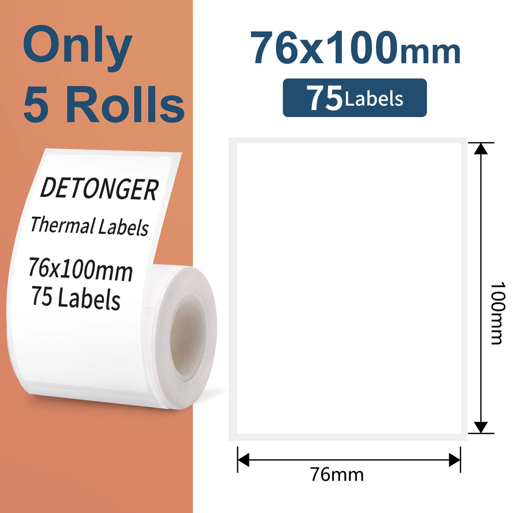 DETONGER DP30S Thermal Label Printer - Bluetooth 28-80mm optoeletronics