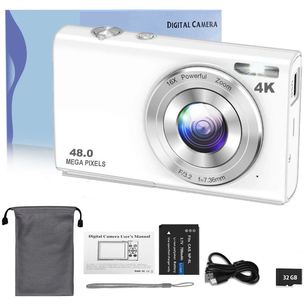 4K 48MP Autofocus Vlogging Camera with 2.8-Inch Display optoeletronics