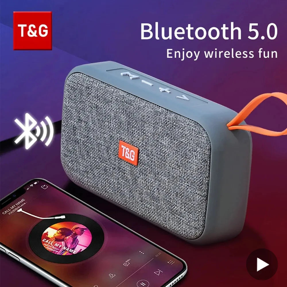 Portable Mini Bluetooth Speaker with FM Radio - Waterproof AUX Sound Box optoeletronics
