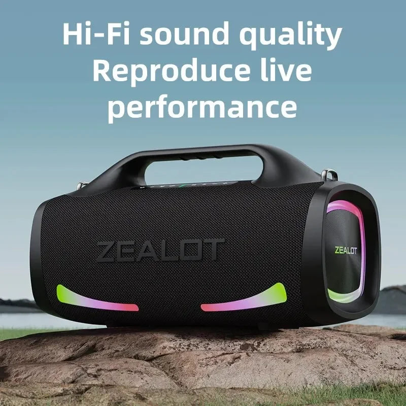 Zealot S79 Bluetooth Party Speaker with 24-Hour Playtime optoeletronics
