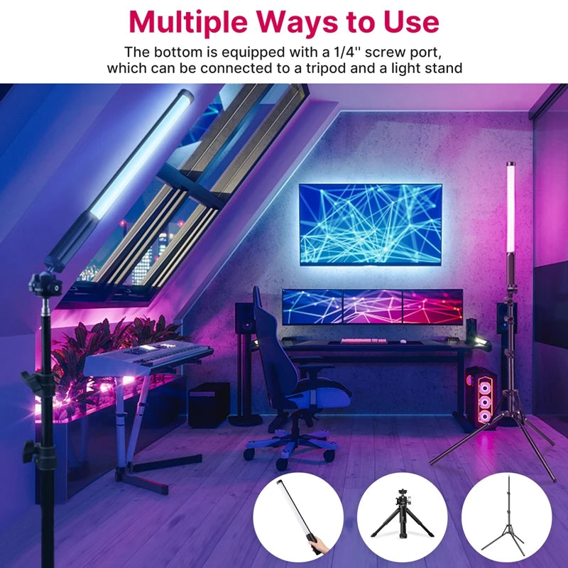 Ulanzi VL119 RGB Tube Light Wand with CRI 95+ Color Control optoeletronics