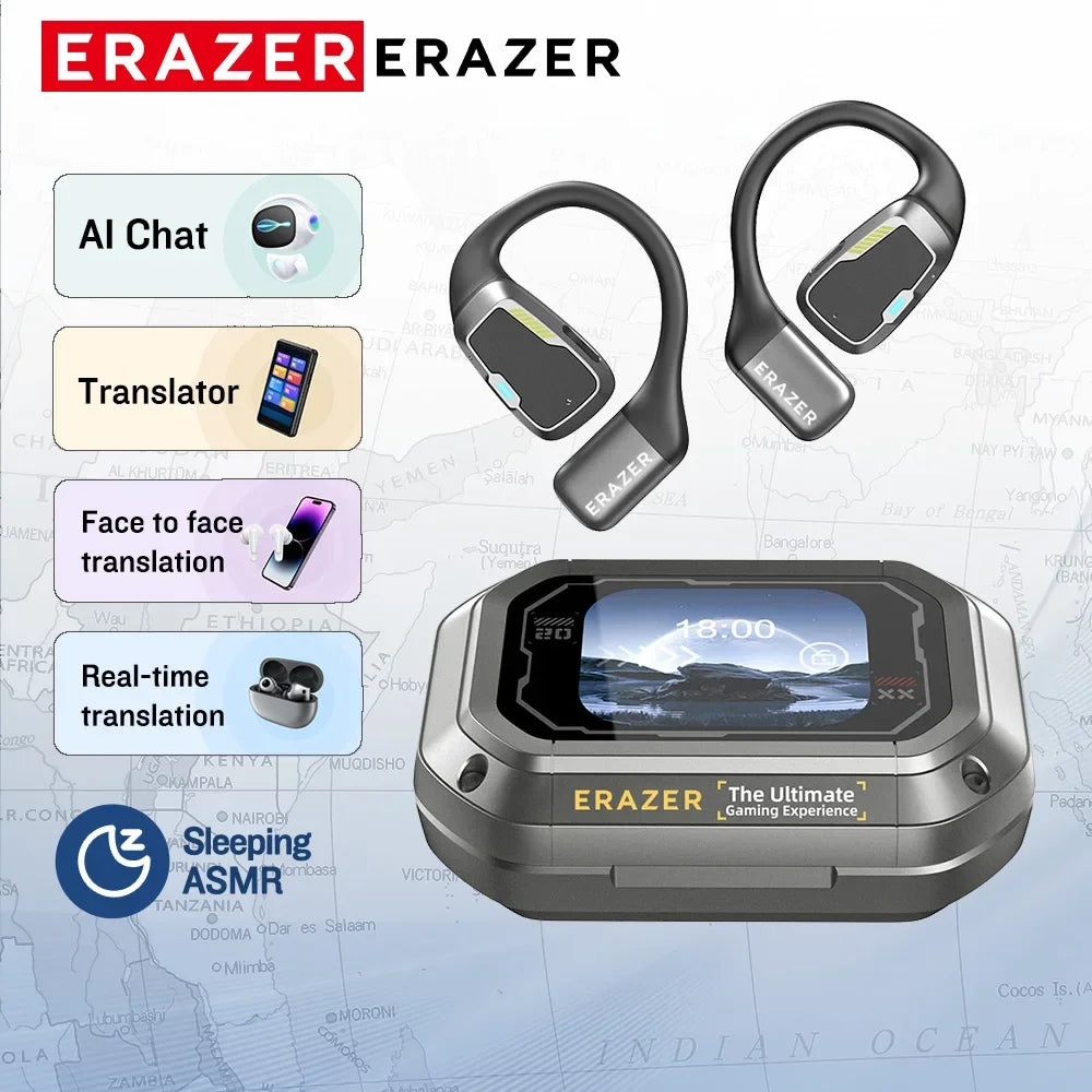 Erazer XP6 AI Translator Earbuds - Bluetooth Office Travel optoeletronics