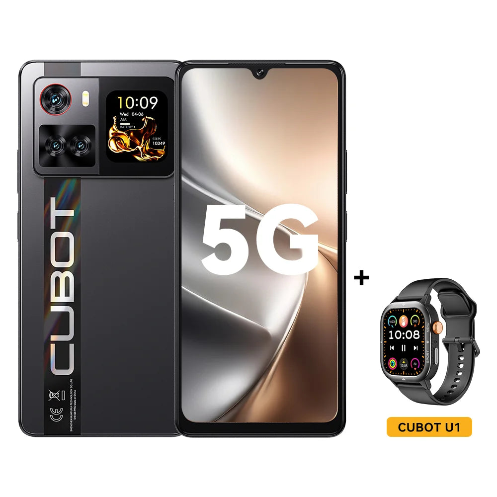 Cubot X100 5G Smartphone - 6.88-Inch 256GB 64MP Android Phone optoeletronics