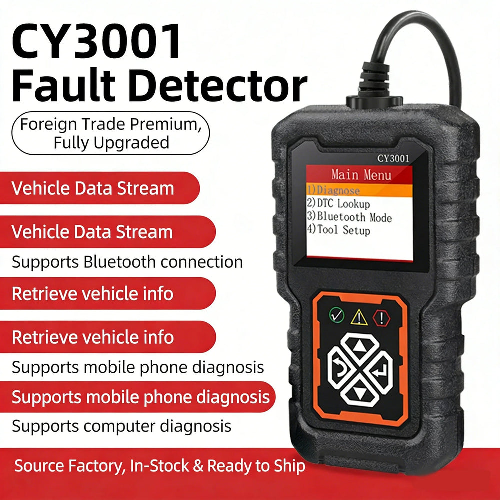 CY3001 OBD2 Scanner and Car Voltage Diagnostic Tool optoeletronics