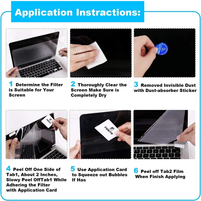 15.6-Inch 16:9 Laptop Screen Protector Film optoeletronics