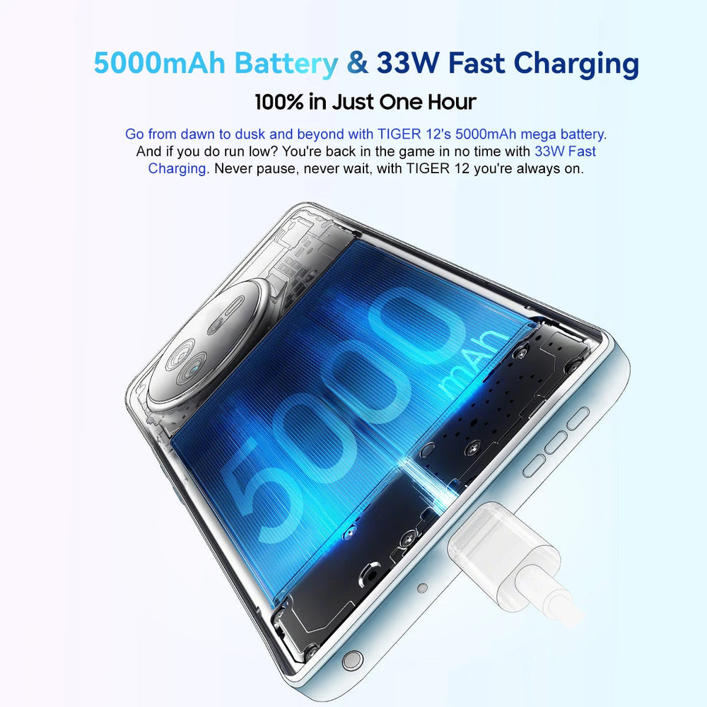 Blackview OSCAL Tiger 12 Smartphone - 120Hz 64MP Helio G99 optoeletronics